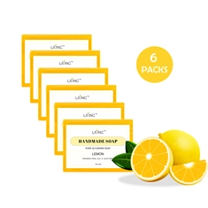 Natural Lemon Soap pack of 6